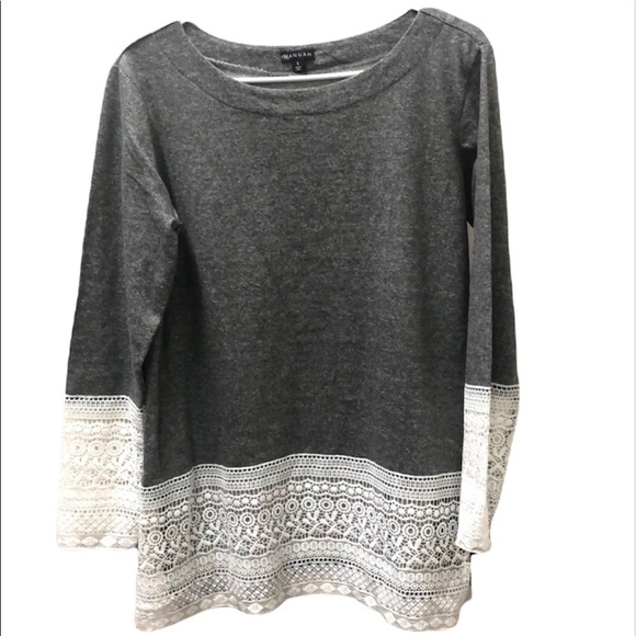 2$15 Hannah - Top w/ Crochet Detail - Picture 1 of 7